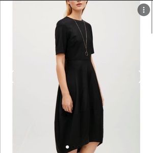 COS Cocoon Dress, Size: US 6/EUR 36, Colour: Black